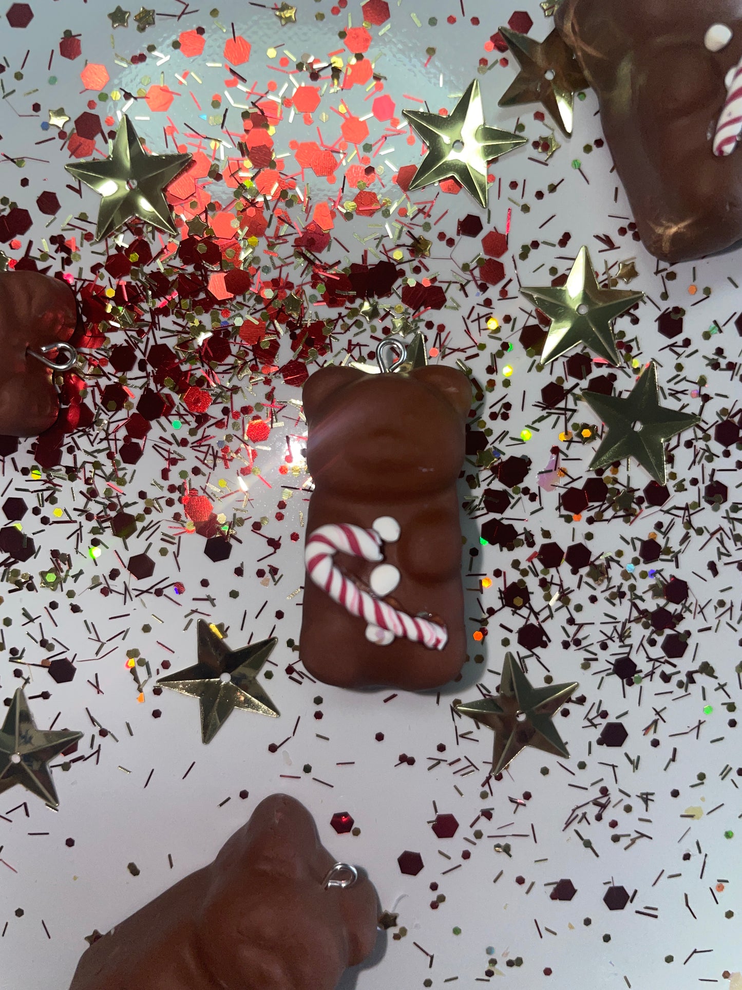 Holiday Baby Bear Keychains