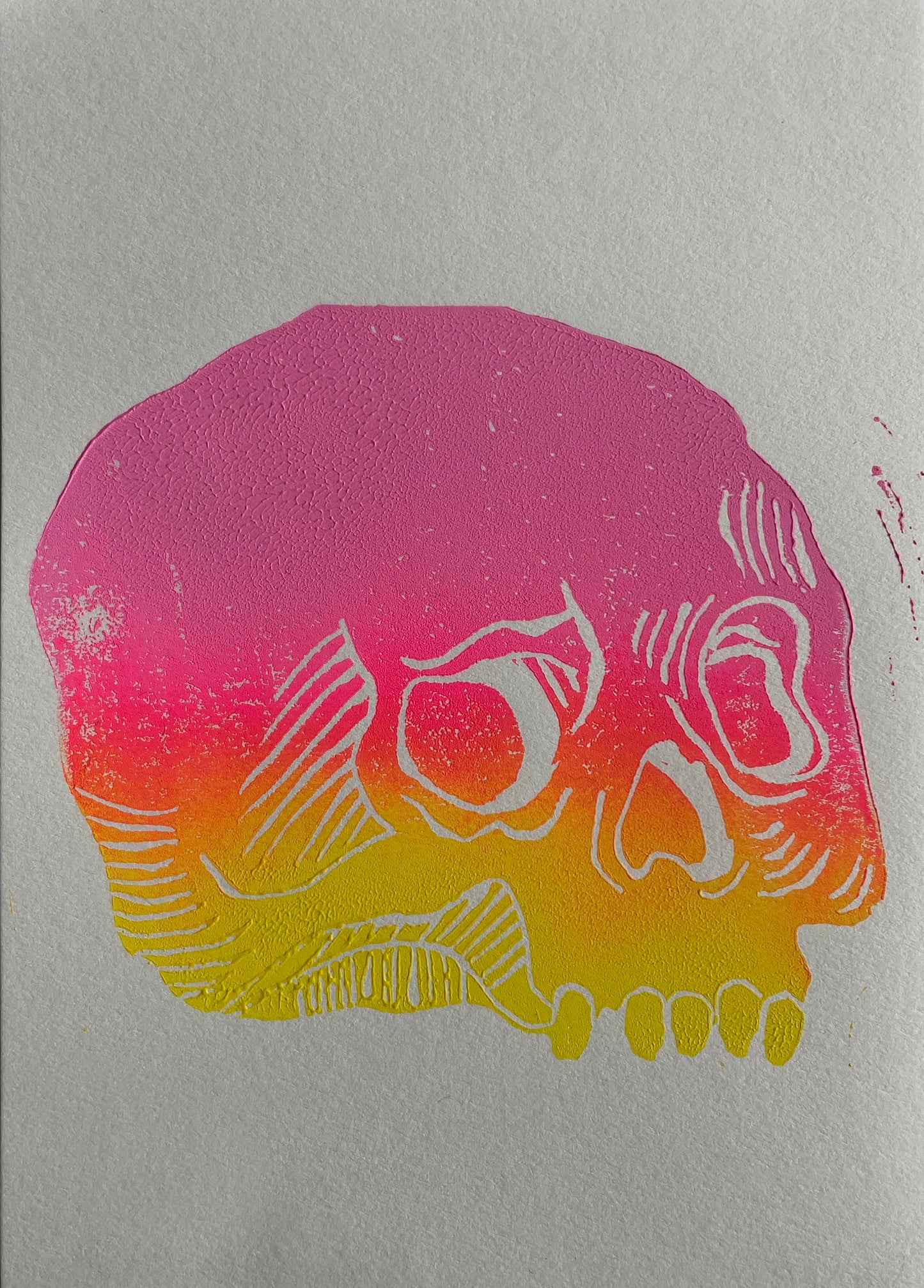 Mini Skull Block Print