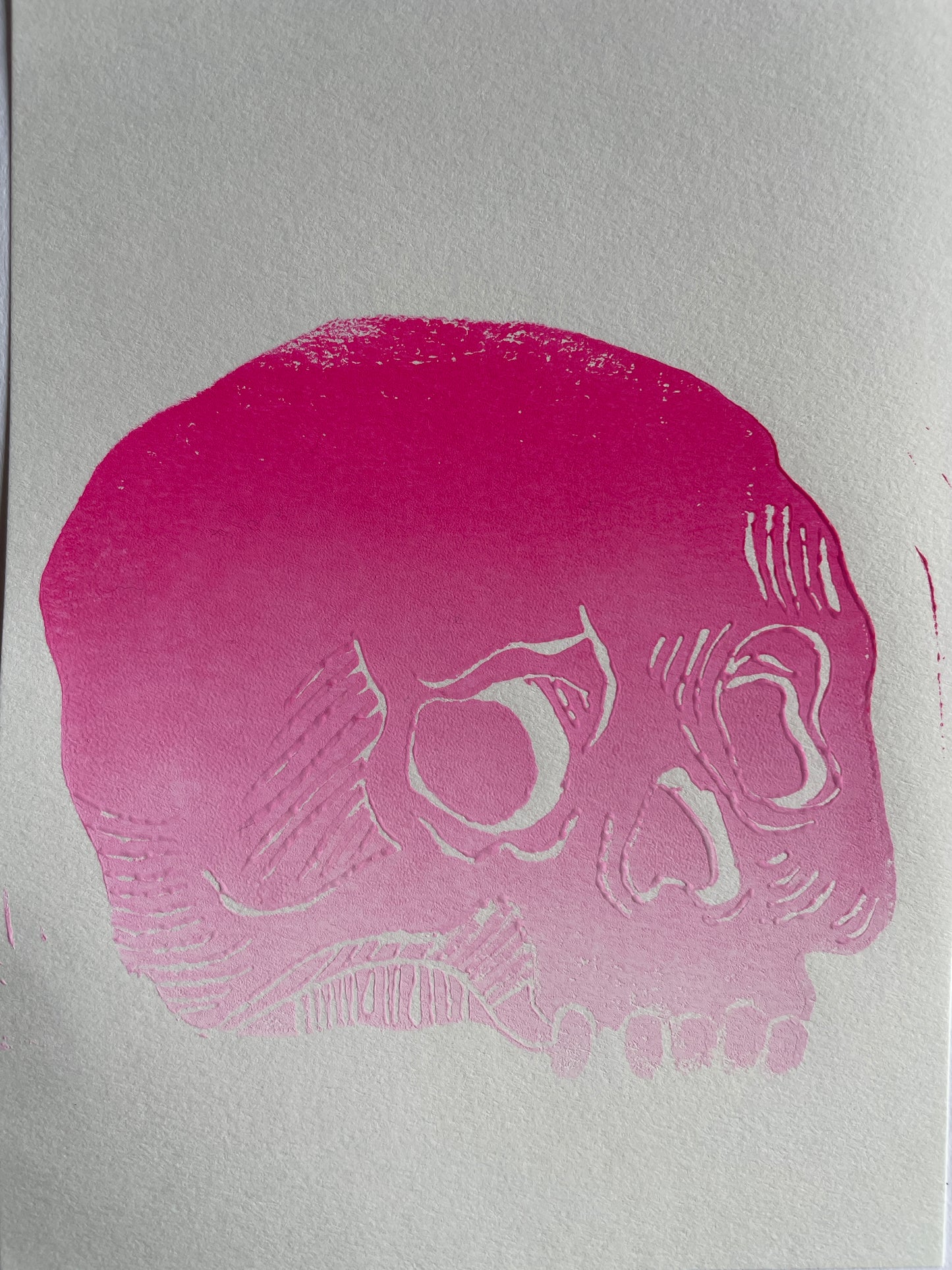 Mini Skull Block Print