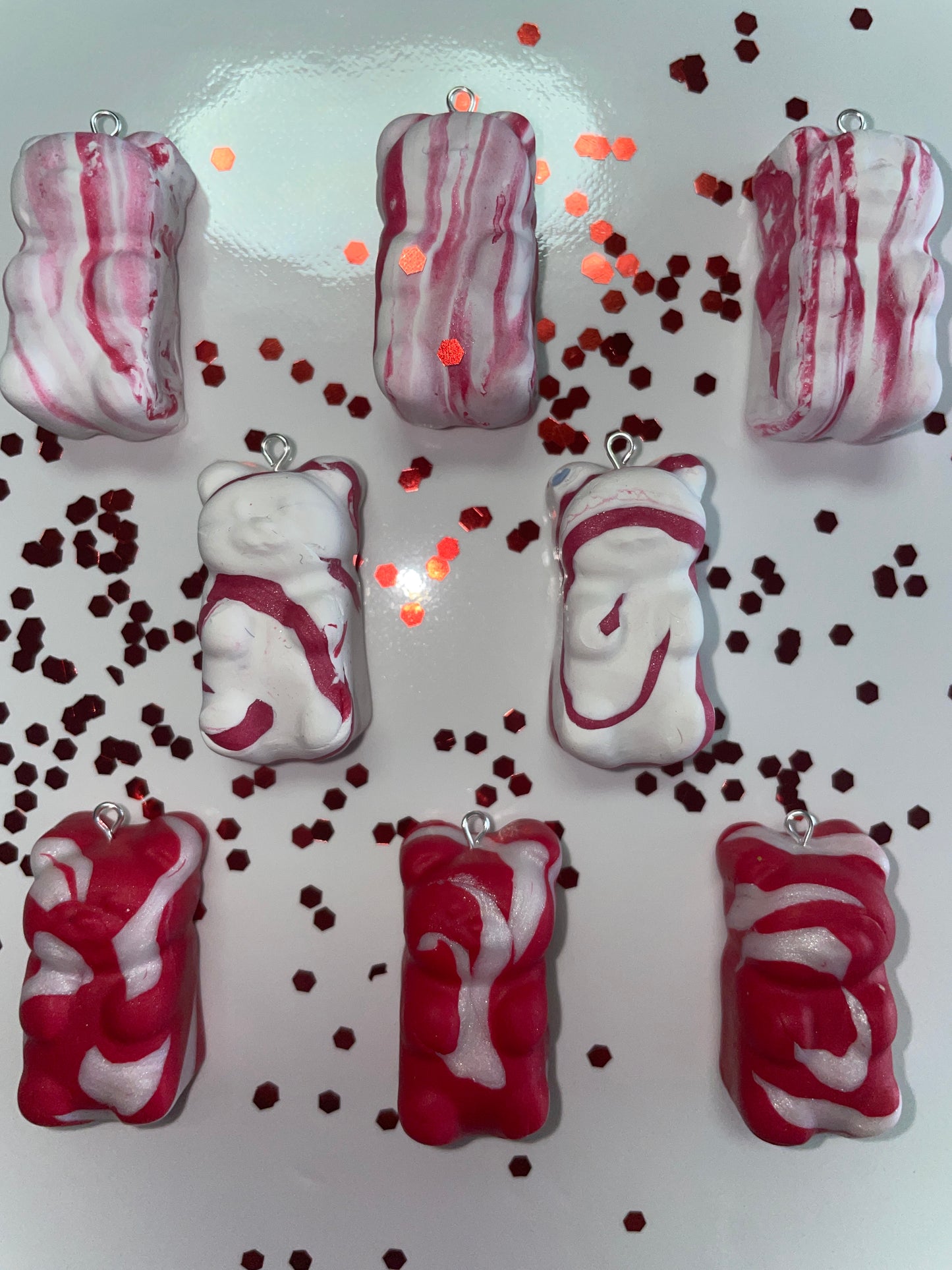 Holiday Baby Bear Keychains