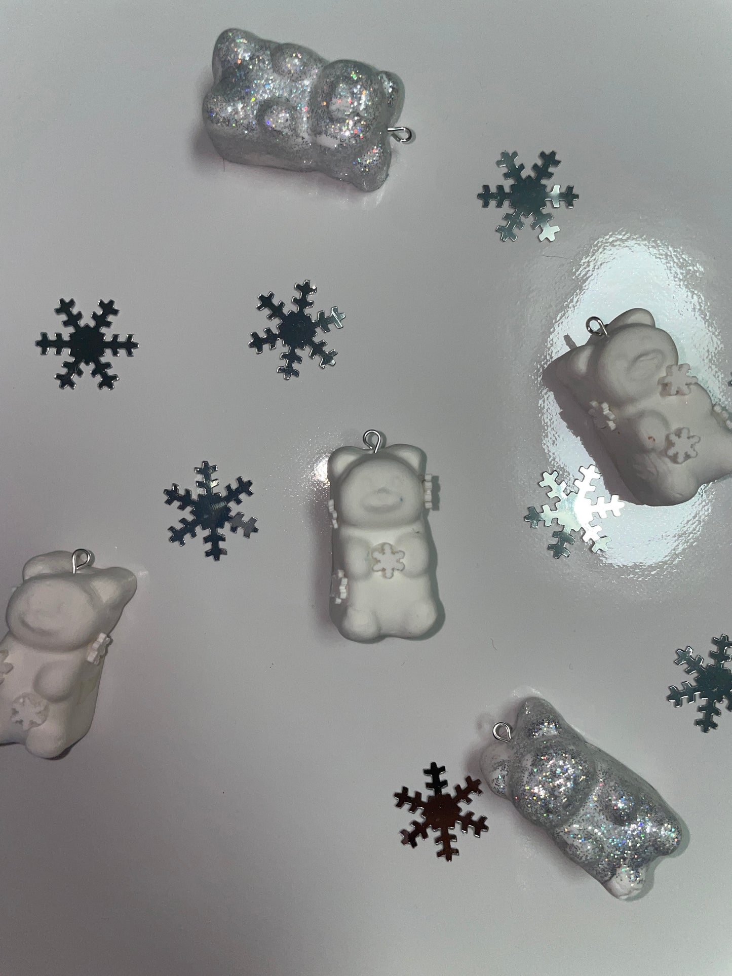 Holiday Baby Bear Keychains