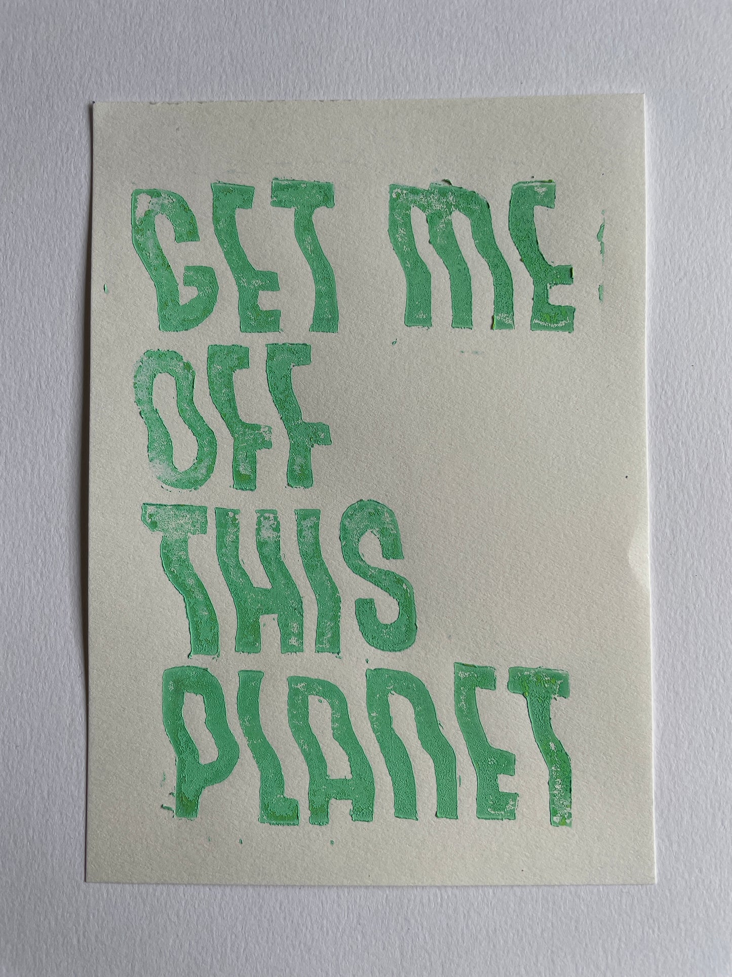 Get Me Off This Planet